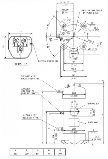 Desen tehnic C-SCP510H38B